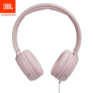 אוזניות קשת חוטיות JBL TUNE 500 בצבע ורוד