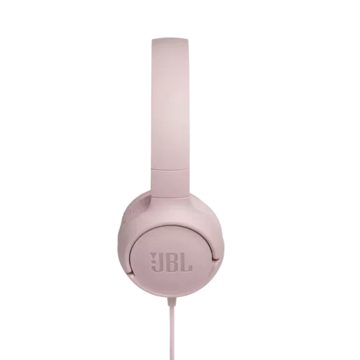 אוזניות קשת חוטיות JBL TUNE 500 בצבע ורוד