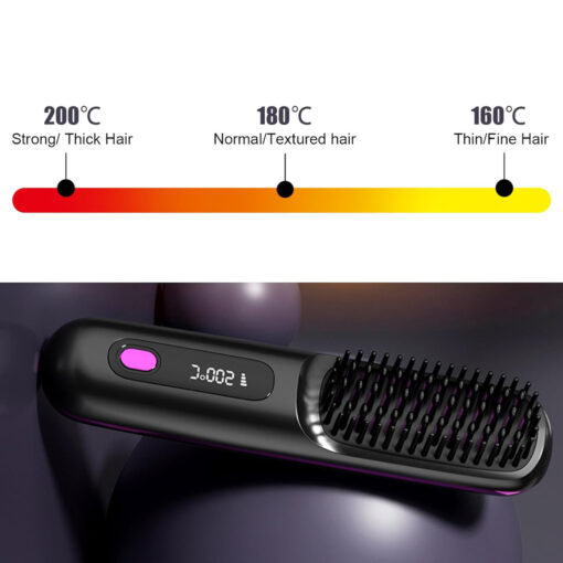 מברשת אלחוטית לעיצוב והחלקה  Glam Pro